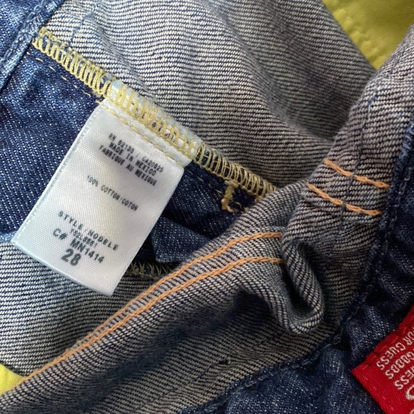 Y2k low-rise denim mini skirt - Picture 4 of 6